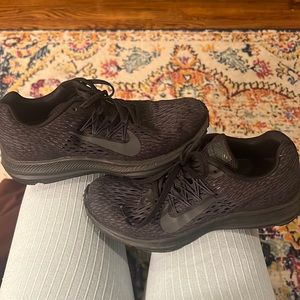 Black Nike Running Shoe